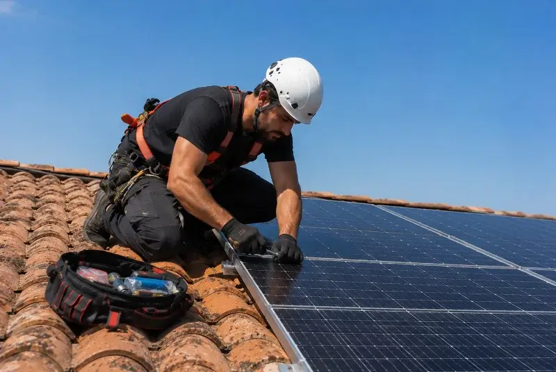 Maintenance et monitoring de panneaux solaires à la Tour-sur-Orb