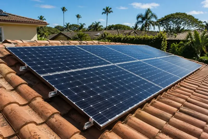 Installation de panneaux solaires à la Tour-sur-Orb